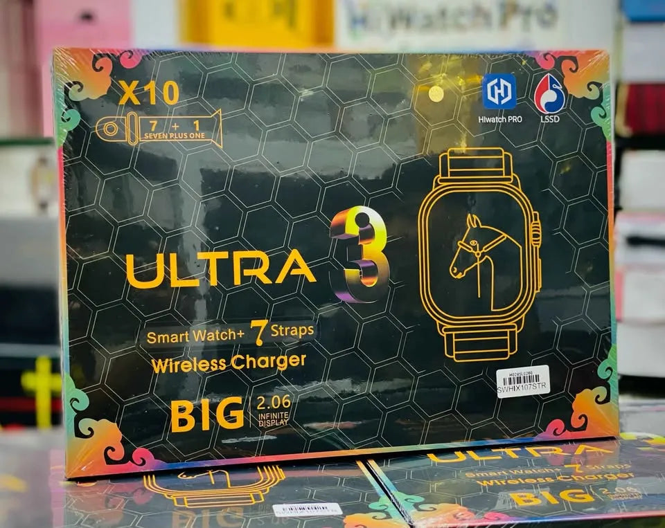 X10 Ultra 3 Smart Watch Golden Edition