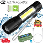 Mini Flashlight With Zoom Focus