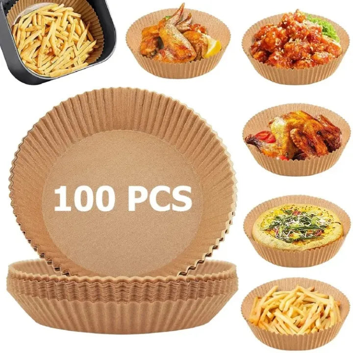 Air Fryer Disposable Paper (100Pcs)