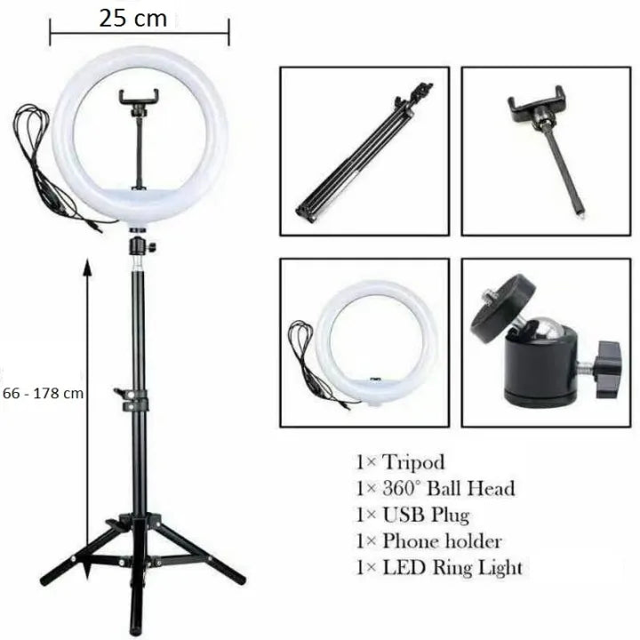 Ring Fill Light with 7Ft Tripod