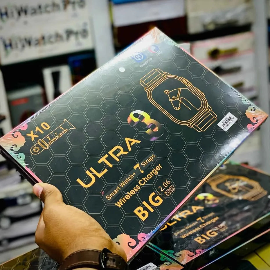 X10 Ultra 3 Smart Watch Golden Edition