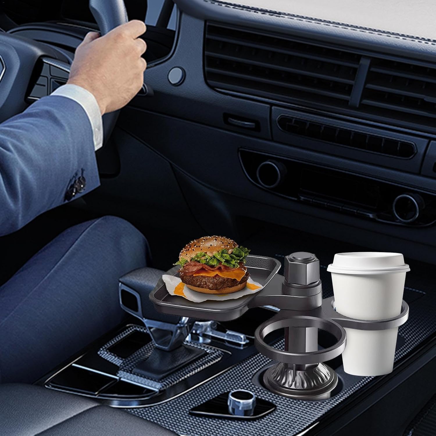 Double Drink Holder With Diner