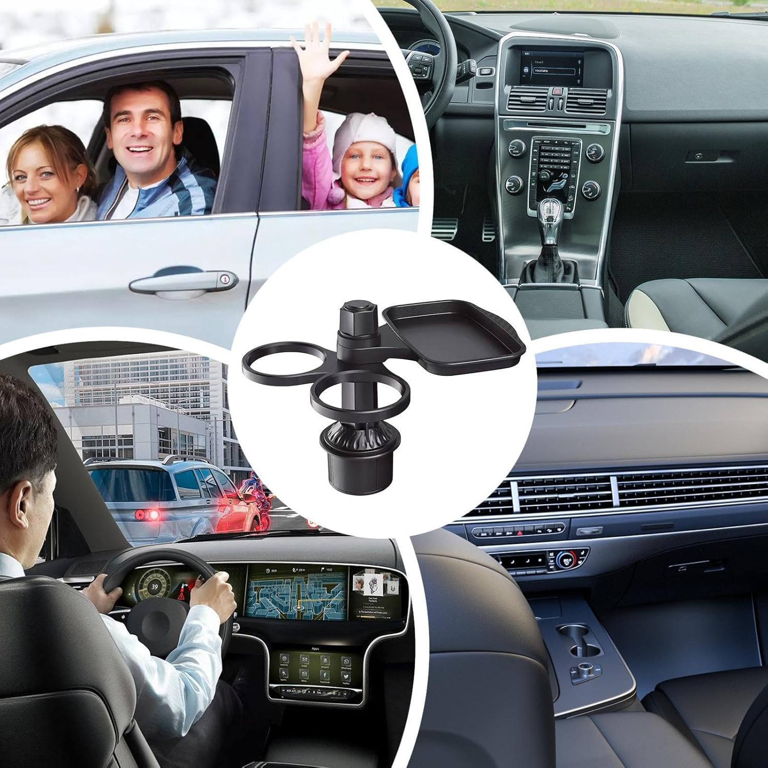 Double Drink Holder With Diner