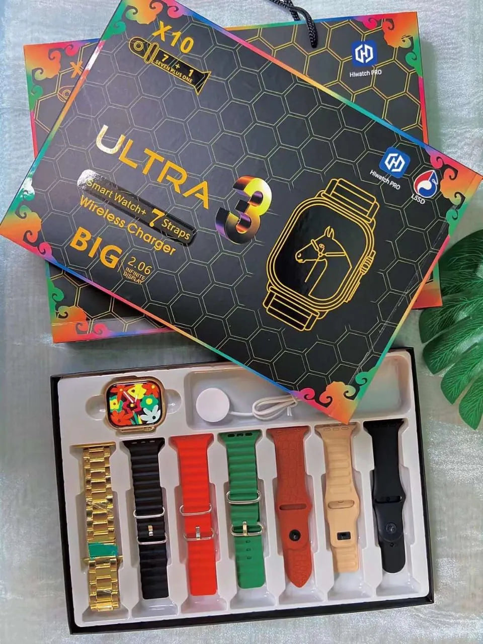 X10 Ultra 3 Smart Watch Golden Edition