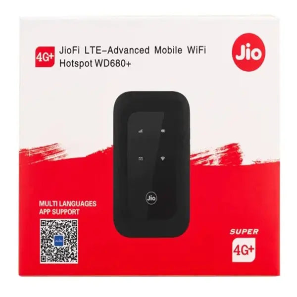 JIO 4G+ LTE Mobile WiFi Hotspot Portable Router MF680s